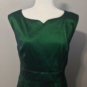 Emerald green shimmer Holiday dress size 12